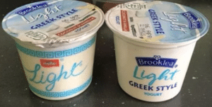 Aldi vs. Muller greek yogurt
