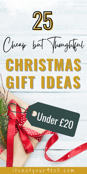 Cheap but thoughtful Christmas gift ideas under £20