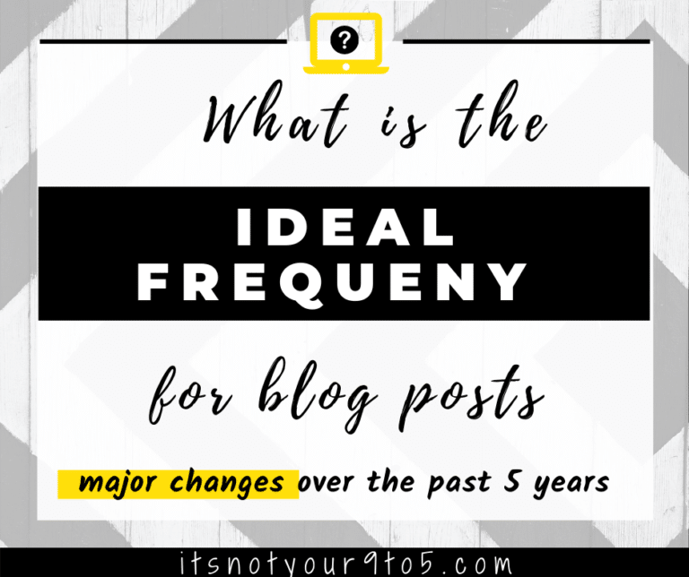 frequency for blog posts FA