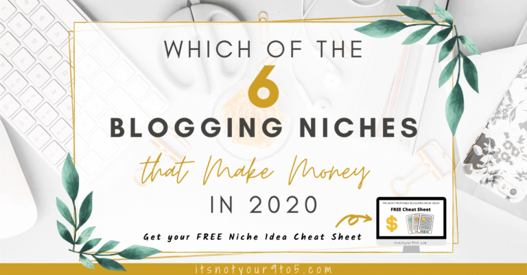Blogging niches that make money