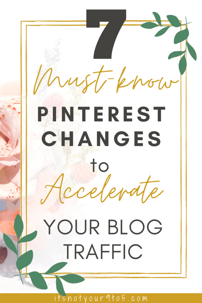 Changes on Pinterest