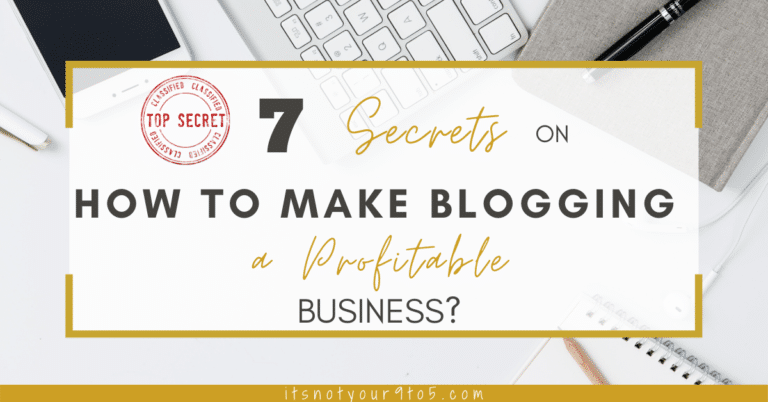 How to make blogging a business
