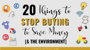 20 Things to stop buying to save money FB