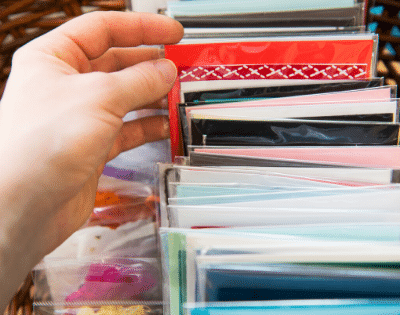 things to stop buying to save money - greeting cards