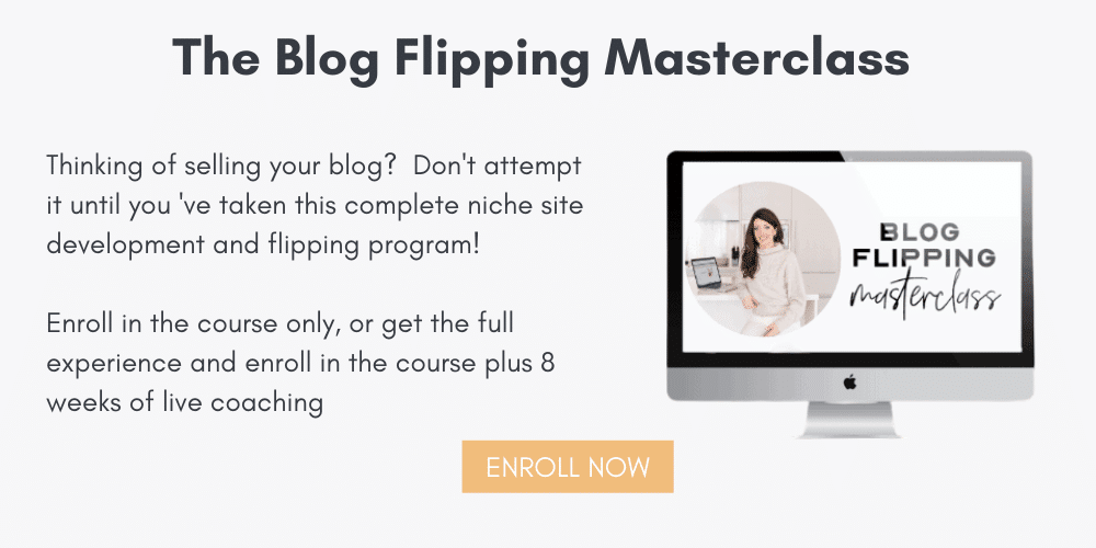 How to flip a blog? Chelsea Clarke the blog flipping masterclass